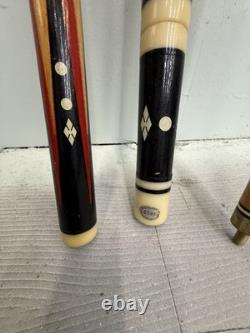 VINTAGE Golden Shark Custom Crafted Pool Cue Hand Carved Rare