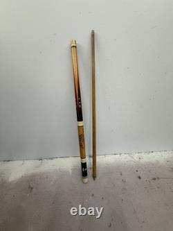 VINTAGE Golden Shark Custom Crafted Pool Cue Hand Carved Rare