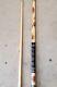 Vintage Golden Shark Custom Crafted Pool Cue Inlay Wooden Carved