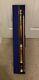 Vintage Golden Shark Custom Crafted Pool Cue By Bob & Chet, Carved & Mop Inlay