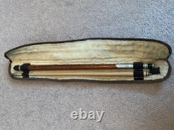 VINTAGE Golden Shark Custom Crafted Pool Cue with Case Rare