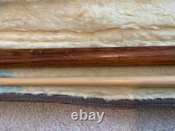 VINTAGE Golden Shark Custom Crafted Pool Cue with Case Rare
