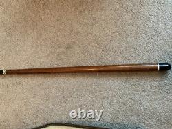VINTAGE Golden Shark Custom Crafted Pool Cue with Case Rare