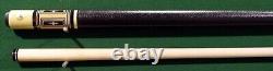 VINTAGE New Mosconi 6Pt Pool Cue Helmstetter/Adam Custom Leather Wrap FREE CASE