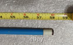 VTG Wooden Cane Concealed Pool Cue Brass Knob Dragon Body Carved Billiards