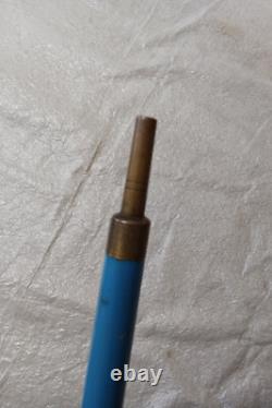 VTG Wooden Cane Concealed Pool Cue Brass Knob Dragon Body Carved Billiards
