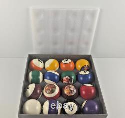 Vigma Mythical Beasts Dragons Custom Image Billiard Pool Balls Set New Open Box