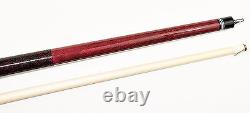 Viking 2pc Pool Cue Billiards custom new Black cherry Finish new warranty