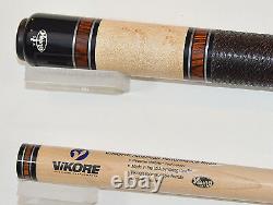 Viking 2pc Pool Cue LTD Inlaid ss0715a Vikore Billiards Custom limited ed