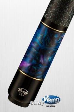 Viking 3263 Pool Cue Tiger 13.00 MM Tip Vikore Shaft New Free Shipping Free Case