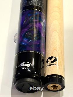 Viking 3263 Pool Cue Tiger 13.00 MM Tip Vikore Shaft New Free Shipping Free Case