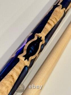 Viking 8607 Pool Cue Tiger 13.00 MM Tip Vikore Shaft New Free Shipping Free Case