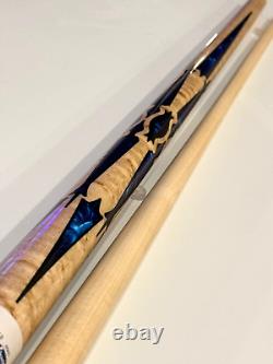 Viking 8607 Pool Cue Tiger 13.00 MM Tip Vikore Shaft New Free Shipping Free Case