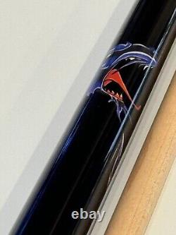 Viking Black Dragon Pool Cue 13.00 MM Vikore Shaft New Ships Free N Free Case