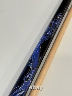 Viking Black Dragon Pool Cue 13.00 MM Vikore Shaft New Ships Free N Free Case