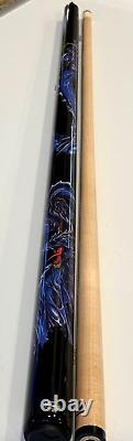 Viking Black Dragon Pool Cue 13.00 MM Vikore Shaft New Ships Free N Free Case