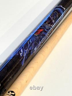 Viking Black Dragon Pool Cue 13.00 MM Vikore Shaft New Ships Free N Free Case