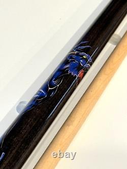 Viking Black Dragon Pool Cue 13.00 MM Vikore Shaft New Ships Free N Free Case