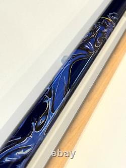 Viking Blue Dragon Pool Cue 13.00 MM Vikore Shaft New Ships Free N Free Case