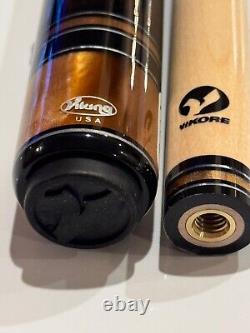 Viking Ltd Pool Cue #a542 Tiger 13 MM Tip Vikore Shaft New Ships Free Free Case