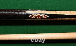 Viking Pool Cue Billiards, Custom, Vintage New Ebony Cuestick