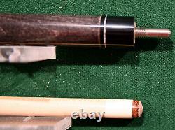 Viking USA 2pc Pool Cue a283 Billiards custom new Smoke Pearl 12.75mm, withGlove