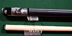 Viking USA 2pc Pool Cue a283 Billiards custom new Smoke Pearl 12.75mm, withGlove