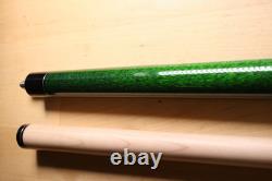 Viking Valhalla VA105 Pool Cue 58 2Pc Hard Rock Maple, Green, withWarranty