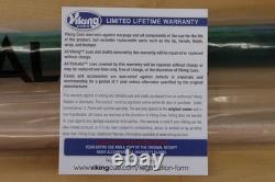 Viking Valhalla VA105 Pool Cue 58 2Pc Hard Rock Maple, Green, withWarranty