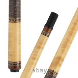 Vintag Coker Custom Cue 2 Shafts 3/8-10 Joint Curly Maple Billiard Pool stick