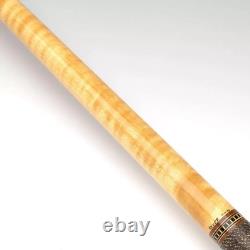 Vintag Coker Custom Cue 2 Shafts 3/8-10 Joint Curly Maple Billiard Pool stick