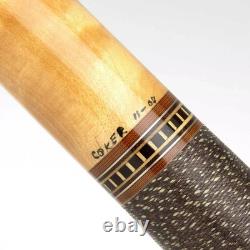 Vintag Coker Custom Cue 2 Shafts 3/8-10 Joint Curly Maple Billiard Pool stick