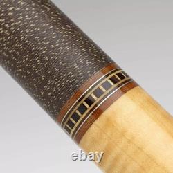 Vintag Coker Custom Cue 2 Shafts 3/8-10 Joint Curly Maple Billiard Pool stick