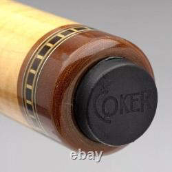 Vintag Coker Custom Cue 2 Shafts 3/8-10 Joint Curly Maple Billiard Pool stick