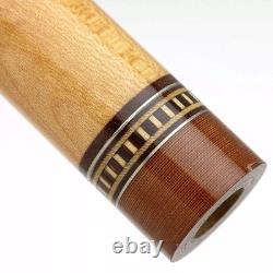 Vintag Coker Custom Cue 2 Shafts 3/8-10 Joint Curly Maple Billiard Pool stick