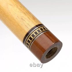 Vintag Coker Custom Cue 2 Shafts 3/8-10 Joint Curly Maple Billiard Pool stick