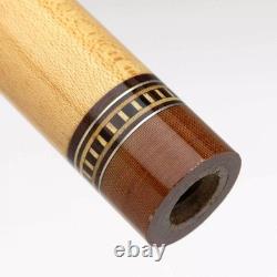 Vintag Coker Custom Cue 2 Shafts 3/8-10 Joint Curly Maple Billiard Pool stick