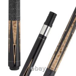 Vintage 1995 Prather Custom Cue 2 Shafts Linen Wrap Billiard Pool stick