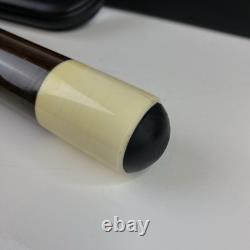 Vintage 2 Pc Crystal Leisure Wizard Pool Cue & Hard Case 58 19oz CUSTOM