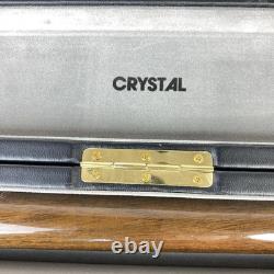 Vintage 2 Pc Crystal Leisure Wizard Pool Cue & Hard Case 58 19oz CUSTOM