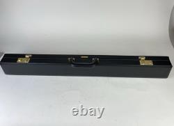 Vintage 2 Pc Crystal Leisure Wizard Pool Cue & Hard Case 58 19oz CUSTOM