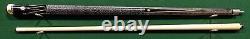 Vintage 4 Ebony Point Pool Cue Adam Inlaid billiards, custom new old stock