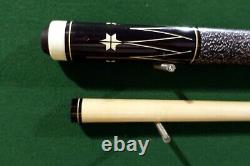 Vintage 4 Ebony Point Pool Cue Adam Inlaid billiards, custom new old stock