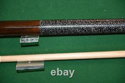 Vintage Adam 2 pc Pool Cue Billiards, custom 4pt cuestick New Hand Inlaid Stick