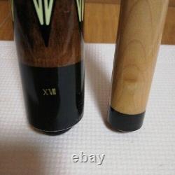 Vintage Adam Billiard Cue XV? 2 Pieces Old Pool Stick Made In Japan Adam Custom