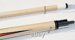 Vintage Adam Gus Szamboti 2pc Pool Cue HOF Replica linen Billiard Custom Stick