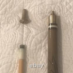Vintage Custom Carved Wood Billiard 4 Piece Cue Pool Stick 59
