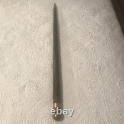 Vintage Custom Carved Wood Billiard 4 Piece Cue Pool Stick 59