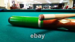 Vintage Custom Sneaky Pete Billiards Pool Cue 4 Cocobolo Points & MOP Diamonds