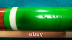 Vintage Custom Sneaky Pete Billiards Pool Cue 4 Cocobolo Points & MOP Diamonds